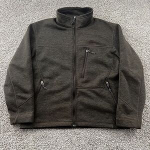Nike ACG Sweater Mens Large Brown Full Zip Jacket Casual Hiking Outdoors Pockets